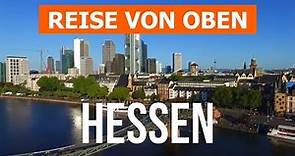 Bundesland Hessen von oben | Drohnenvideo in 4k | Deutschland, Hessen aus der Luft