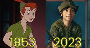 Evolution of Peter Pan in Movies & TV (1953-2023)