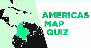 Guess the Country in the Americas (Map Quiz)