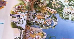 2019 Universal Studios Orlando Map and Islands of Adventure Map