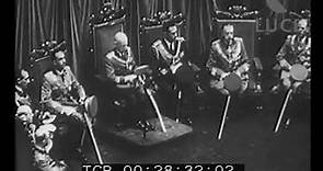 La voce di Vittorio Emanuele III (il Re parla alla Camera) 1939