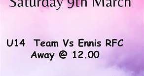 THE VERY BEST OF LUCK in the Munster Cup Quater Finals to the REBELETTES. The U14 Team are AWAY to Ennis RFC @ennisladiesrugby and the U16 Team play @shannon_rfc in Dunmanway Pitch. Both Teams are progressing extremely well and your support would be hugely appreciated 🟦🟥—🟩⬜️ Ennis RFC Ladies RugbyShannon RFC UnderageDunmanway RFC | Bantry Bay RFC