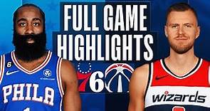 76ERS at WIZARDS | NBA FULL GAME HIGHLIGHTS | October 31, 2022