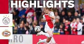 Lize Kop = 🔙 | Highlights Ajax Vrouwen - PSV Vrouwen | Eredivisie Cup
