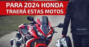 Nuevos lanzamientos de Honda. El 2024 trae estas motos. ¿Cuáles son?