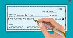 How to Write a Check Step-by-Step Instructions – Writing Dollars and Cents on Checks