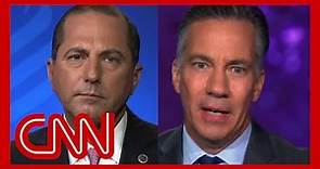 Alex Azar clashes with Jim Sciutto over pandemic response