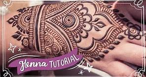 Easy Henna Design for Beginner | Hand Henna