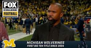 'I'm so proud of Michigan' — Charles Woodson on Wolverines' Big Ten Championship win | CFB on FOX