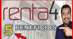 ✅ 5 BENEFICIOS: Sociedad Agente de Bolsa - RENTA4 SAB