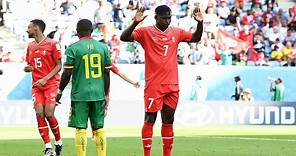 El jugador de Suiza, Embolo, le convirtió a Camerún: ¡su país de origen!
