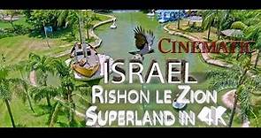 Superland Park, Rishon LeZion, Israel 2021 | Aerial Cinematic 4K Drone Video