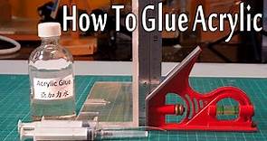 How To Glue Acrylic 亞加力黏合方法
