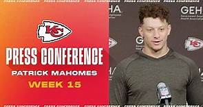 Patrick Mahomes: “Finding a way to get that momentum back in our favor” | Week 15 Press Conference