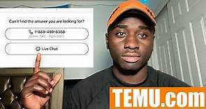 HOW TO CONTACT TEMU CUSTOMER SERVICE [ CHAT EMAIL, LIVE CHAT, PHONE NUMBER] #howtocontacttemu