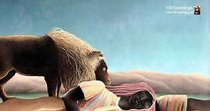 The Sleeping Gypsy by the french painter Henri Rousseau