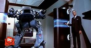RoboCop (1987) - RoboCop vs. ED-209 Scene | Movieclips