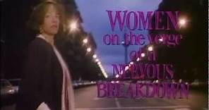 "Mujeres al borde de un ataque de nervios" Trailer 1988.