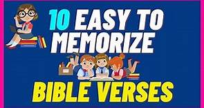 SHORT BIBLE VERSES for CHILDREN / PART 2 / EASY to MEMORIZE / with DIFFERENT LANGUAGES TRANSLATION