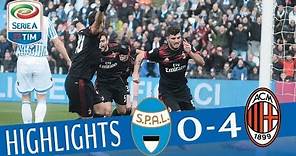 SPAL - Milan 0-4 - Highlights - Giornata 24 - Serie A TIM 2017/18
