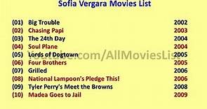Sofia Vergara Movies List
