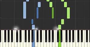 The Blue Danube - Johann Strauss [Piano Tutorial] (Synthesia)