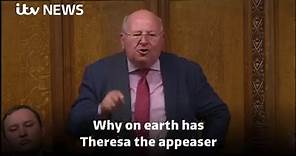 Labour MP Mike Gapes calls PM 'Theresa the appeaser'