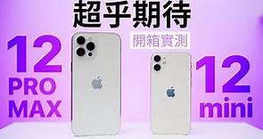 iPhone 12 Pro Max & mini 開箱實測 【4K】