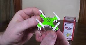 Cheerson - CX-10 (2014 World's Smallest Quadcopter) - Review and Flight