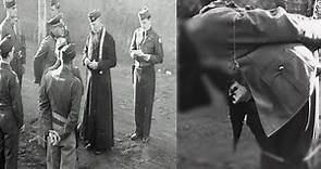 Execution of Anton Dostler German General who executed 15 American Soldiers by firing squad