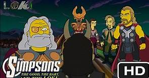 The Good the Bart and The loki Opening scene | HD | Simpsons | Loki | Disney + | Part 1 |