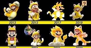 Evolution of Cat mario in game and LEGO, Super Mario Bros Movie (2013 ~2023)