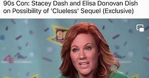 Repost Entertainment Tonight: Stacey Dash and Elisa Donovan chat about the possibility of a ‘Clueless’ sequel. Watch the full interview at the link in my bio. #clueless #90scon