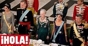 La reina Margarita de Dinamarca ofrece una cena de gala en honor de los reyes Felipe y Letizia