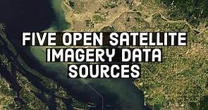 Five open satellite imagery data sources