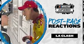 Short fuses: Joey Logano and Ty Gibbs have heated exchange following The Clash