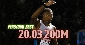 Josephus Lyles Runs a Personal Best 20.03 200m | Music City Track Carnival 2022