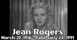Jean Rogers Tribute
