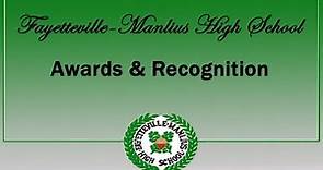 Fayetteville Manlius 2021 High School Awards & Recognition
