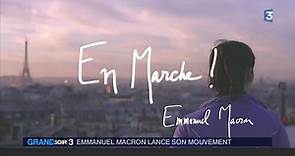 "En marche !" : Emmanuel Macron lance son mouvement politique