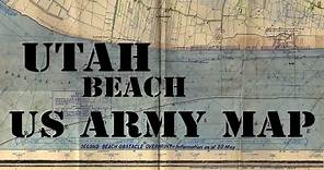 Utah Beach D-Day Normandy 1944 Invasion Map