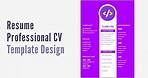 Create Professional CV with HTML and CSS | Resume CV Design | CV Website