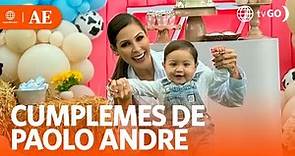 Paolo Guerrero y Ana Paula Consorte celebran los 8 meses de su bebé | América Espectáculos (HOY)