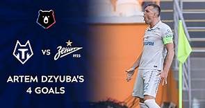 Artem Dzyuba's 4 Goals Against FC Tambov | RPL 2020/21
