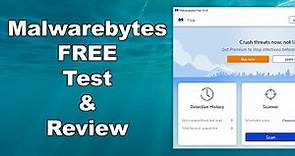 Malwarebytes Free Test & Review 2021 - Antivirus Security Review - High Level Test
