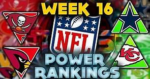 The Official 2021 NFL Power Rankings Week 16 Edition || TPS