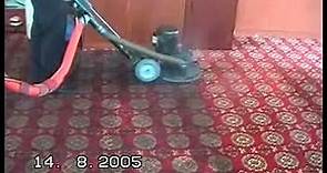 清洗客房地毯全程视频