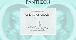 Alexis Clairaut Biography - French mathematician, astronomer, and geophysicist
