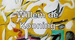 Willem de Kooning (1904-1997). Expresionismo abstracto. #puntoalarte
