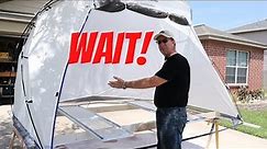 WATCH this before you use that portable spray booth!
